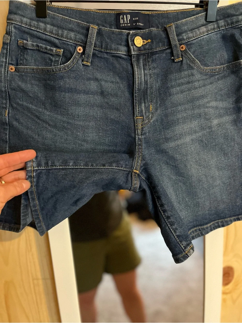 Gap Denim Midi Shorts